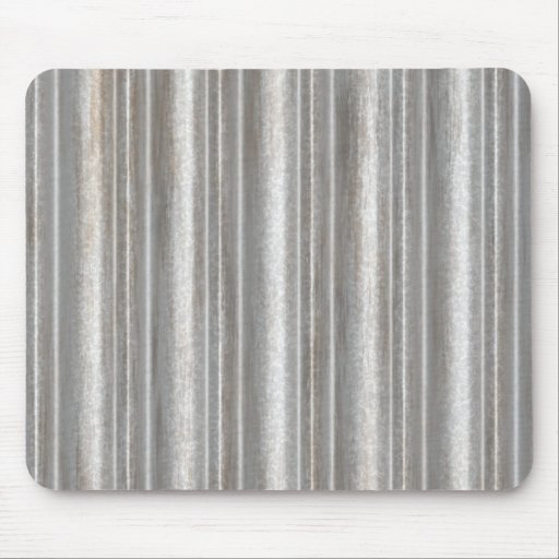 corrugated metal mouse pad