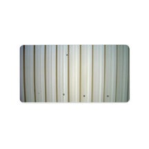 corrugated steel texture address label