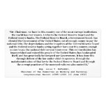 Corrupt Federal Reserve Quote by Louis T McFadden photo cards