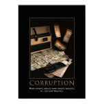Corruption Motivational Poster