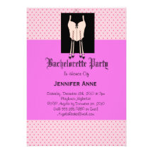 Corset Bachelorette Wedding Invite, Bachelorett...