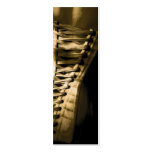 Corset Bookmark Business Card Templates