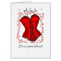 corset bridal shower invitation cards by myslewis corset bridal shower invitation cards