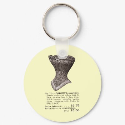 corset Fig. 119 Keychain by eclecticdreams