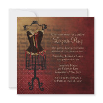 Corset Invitations