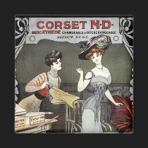 "Corset N.D." Magnet