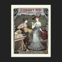 "Corset N.D." Postcard
