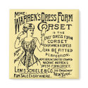 Corset Newspaper Advertisement magnets