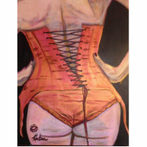 Corseted Stand-Up Photo Sculpture