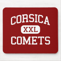 Corsica - Comets - High - Corsica South Dakota mousepads
