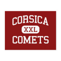 Corsica - Comets - High - Corsica South Dakota postcards by customteamsportswear Corsica - Comets - High - Corsica South Dakota postcards