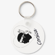 Corsica Flag Heart keychains