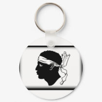 Corsica Flag keychains