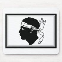 Corsica Flag mousepads