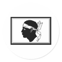 Corsica Flag stickers by jacinto888 Corsica Flag stickers