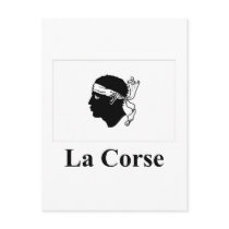 Corsica Flag with Name in French postcards by Vexillophile Corsica Flag with Name in French postcards