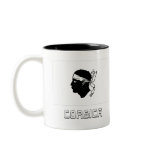 Corsica Flag with Name mugs