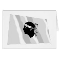 Corsica Waving Flag cards