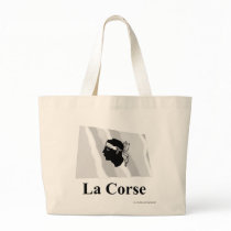 Corsica Waving Flag with Name in French bags