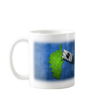 Corsica with its own flag coffee mugs
