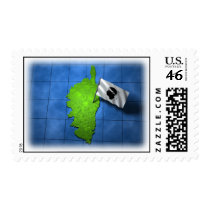Corsica with its own flag postage