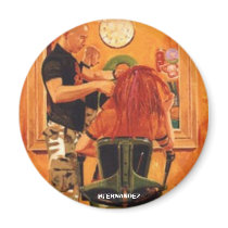 CORTE DE PELO MODERNO magnets by HectorFernandez CORTE DE PELO MODERNO magnets