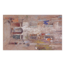 Corte del Paradiso by Whistler Rectangular Sticker