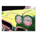 Corvette. "Beautiful print for your wall."