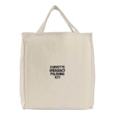CORVETTE EMERGENCY POLISHING KIT! EMBROIDERED BAGS by corvettewebcentral