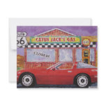 corvette paintings 005 personalized announcement