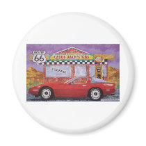 corvette paintings 005 magnet