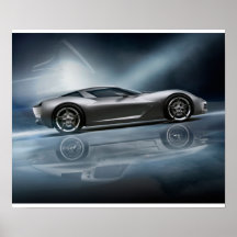 Corvette Stingray Concept Poster
