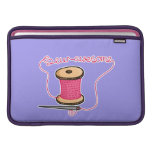 Cosa la aguja y el algodón impresionantes funda para macbook air