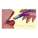 Cosmetic Supplies_Ruby Red Business Card Templates