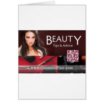 CosmeticFlair.com Website Header Greeting Card