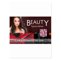 CosmeticFlair.com Website Header Postcards