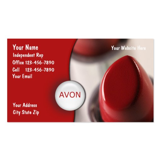Cosmetics Business Cards