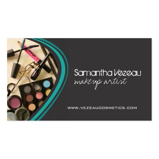 Cosmetics Business Cards (front side)