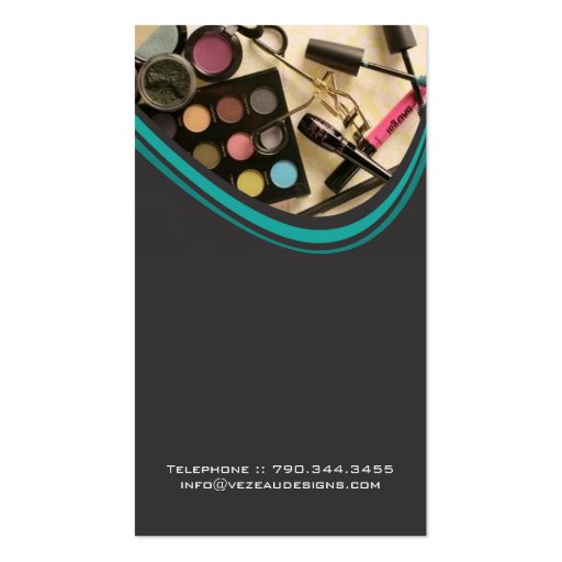 Cosmetics Business Cards (back side)