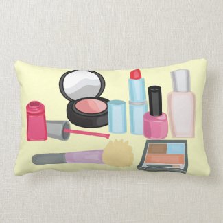 Cosmetics Decorative Throw Pillow