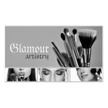 Cosmetics, Makeup Artist Business Card