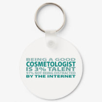 Cosmetologist 3% Talent keychains