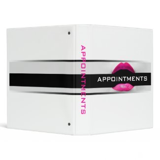 Cosmetologist Appointment Binder binder