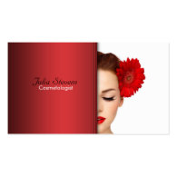 Cosmetologist business card