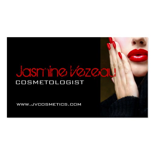 Cosmetologist Business Cards
