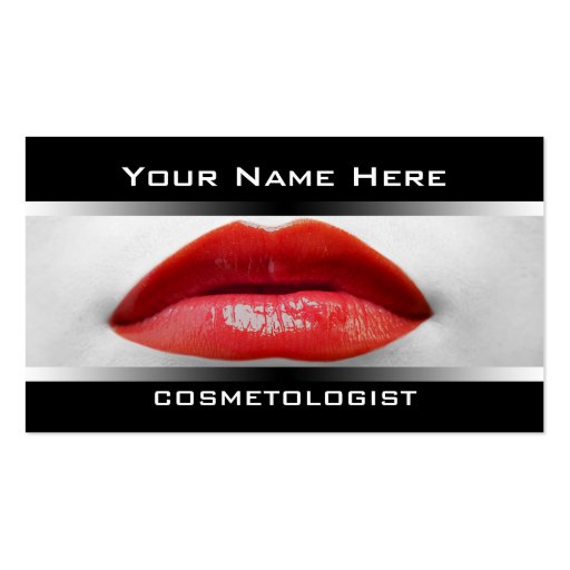 Cosmetologist Business Cards