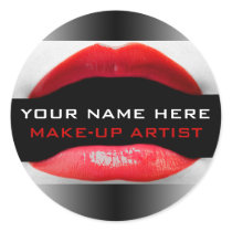 Cosmetologist Labels Round Stickers