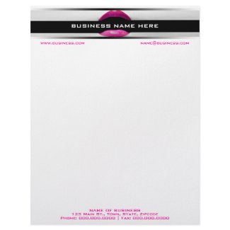 Cosmetologist Letterhead