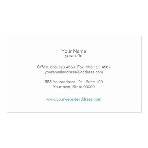 Cosmetology Gold Ornate Motif Gray Business Card Template (back side)