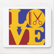 Cosmetology Love Mouse Mats